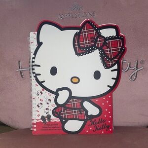 Hello Kitty Red and White Notebook